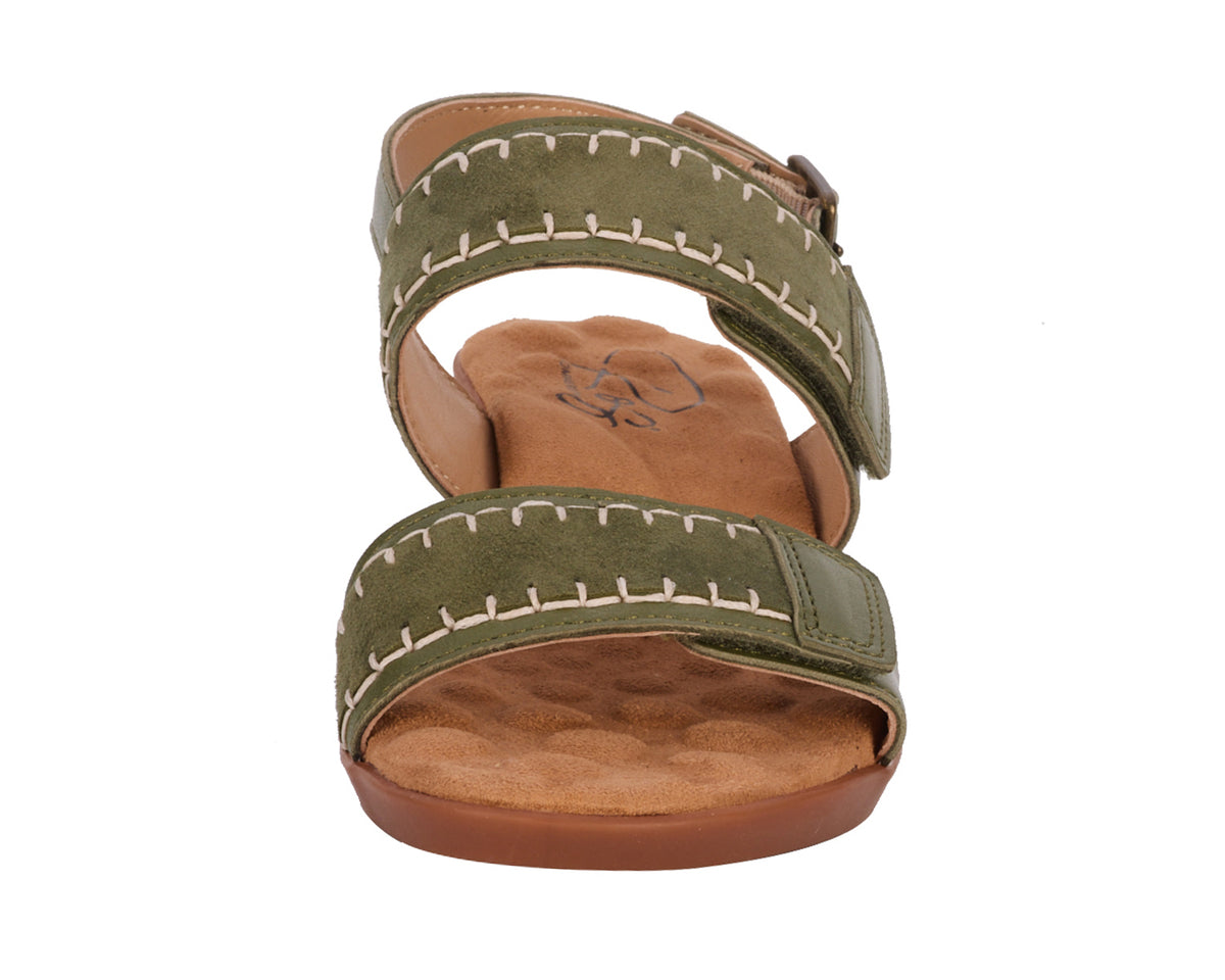 #Color_Olive Leather/Suede