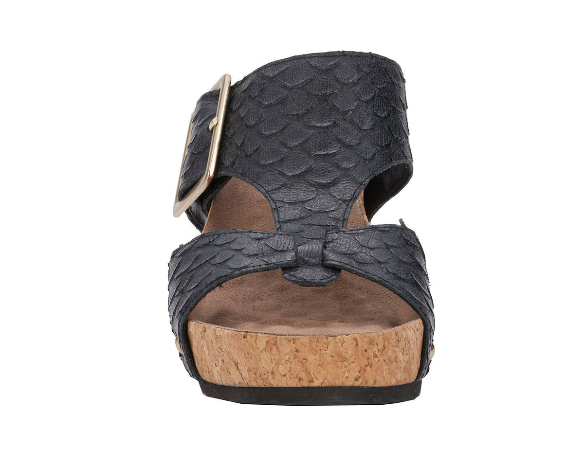 #Color_Black Rustic Snake Print Leather