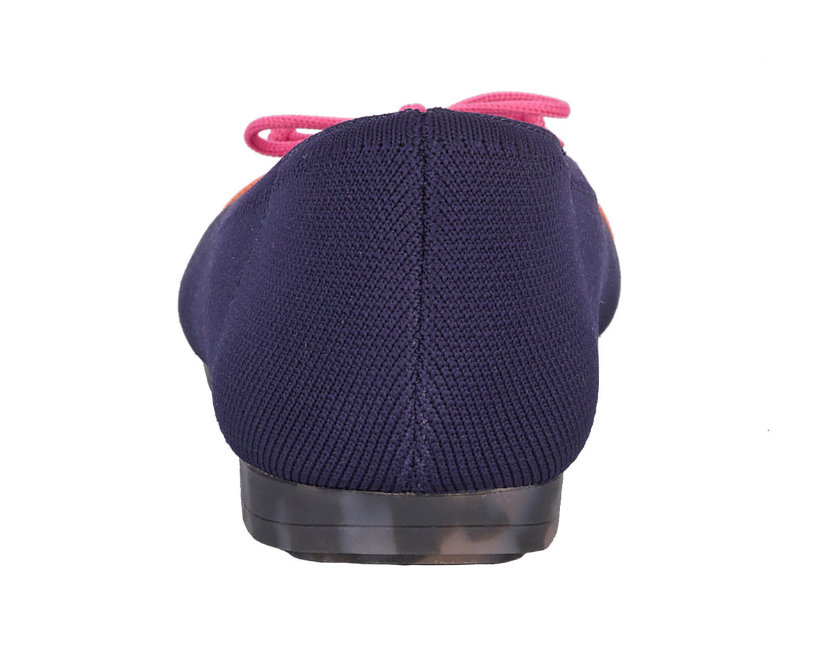 #Color_Navy/Pink Multi Knit