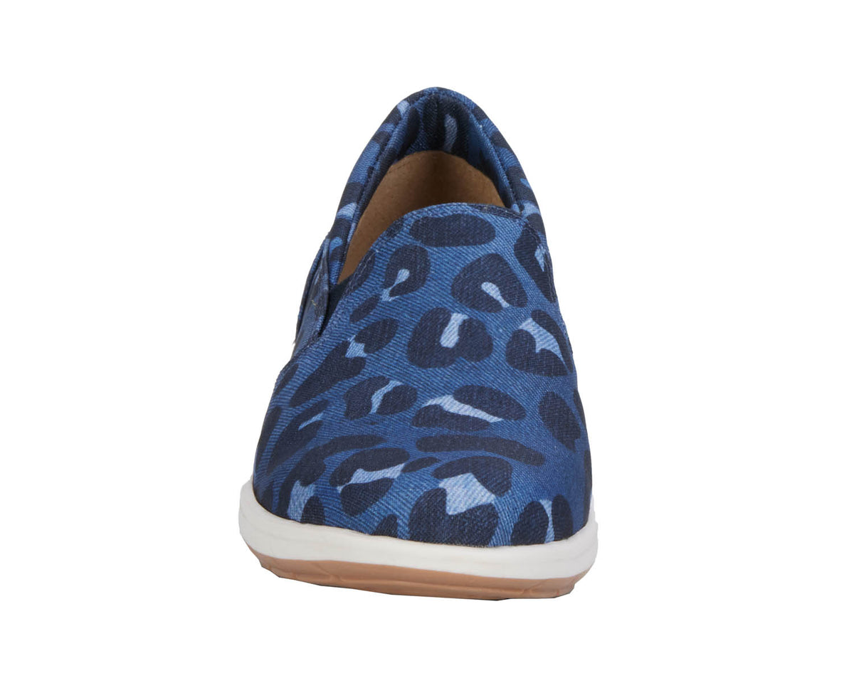 #Color_Denim Leopard Print