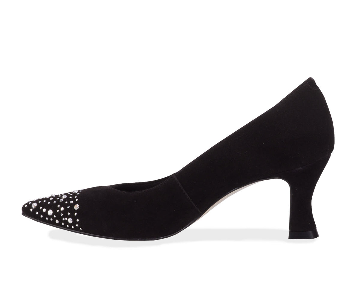 #Color_Black Suede Leather