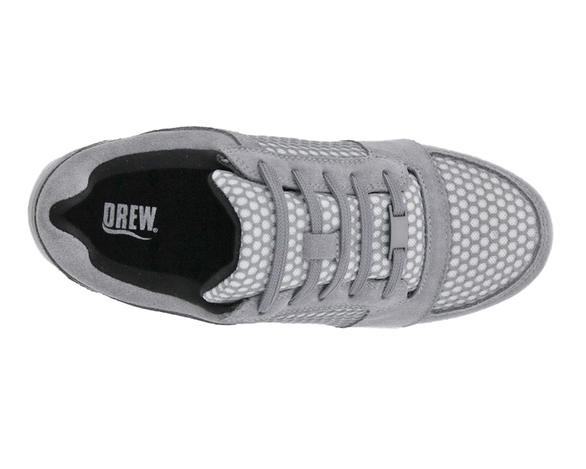 #Color_Grey Suede/White Mesh
