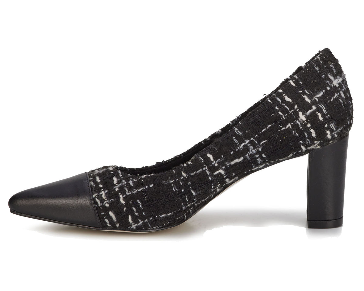 #Color_Black Tweed Fabric/Leather