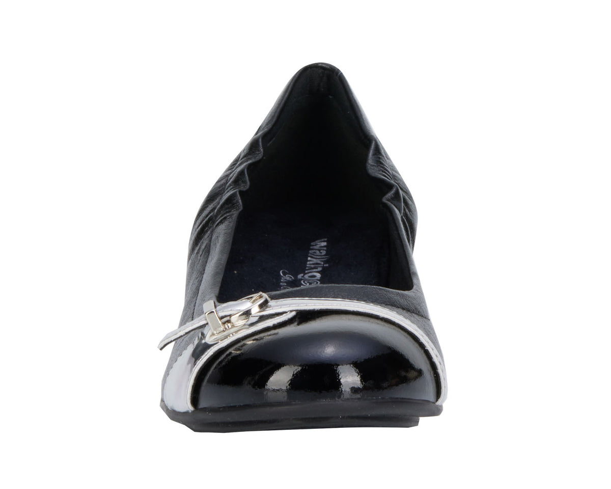 #Color_Black Shiny Tumbled Leather