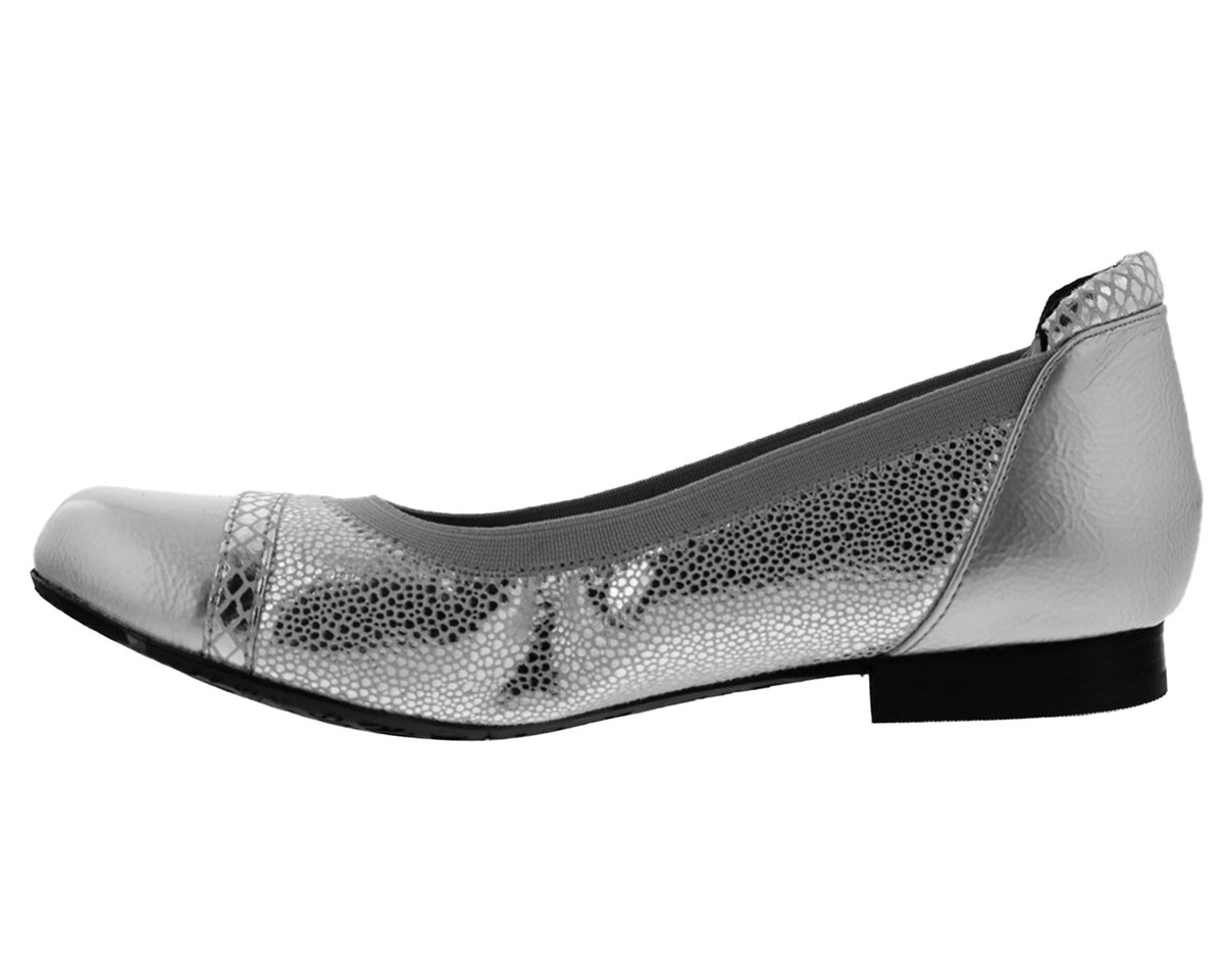 #Color_Silver Crackle Leather