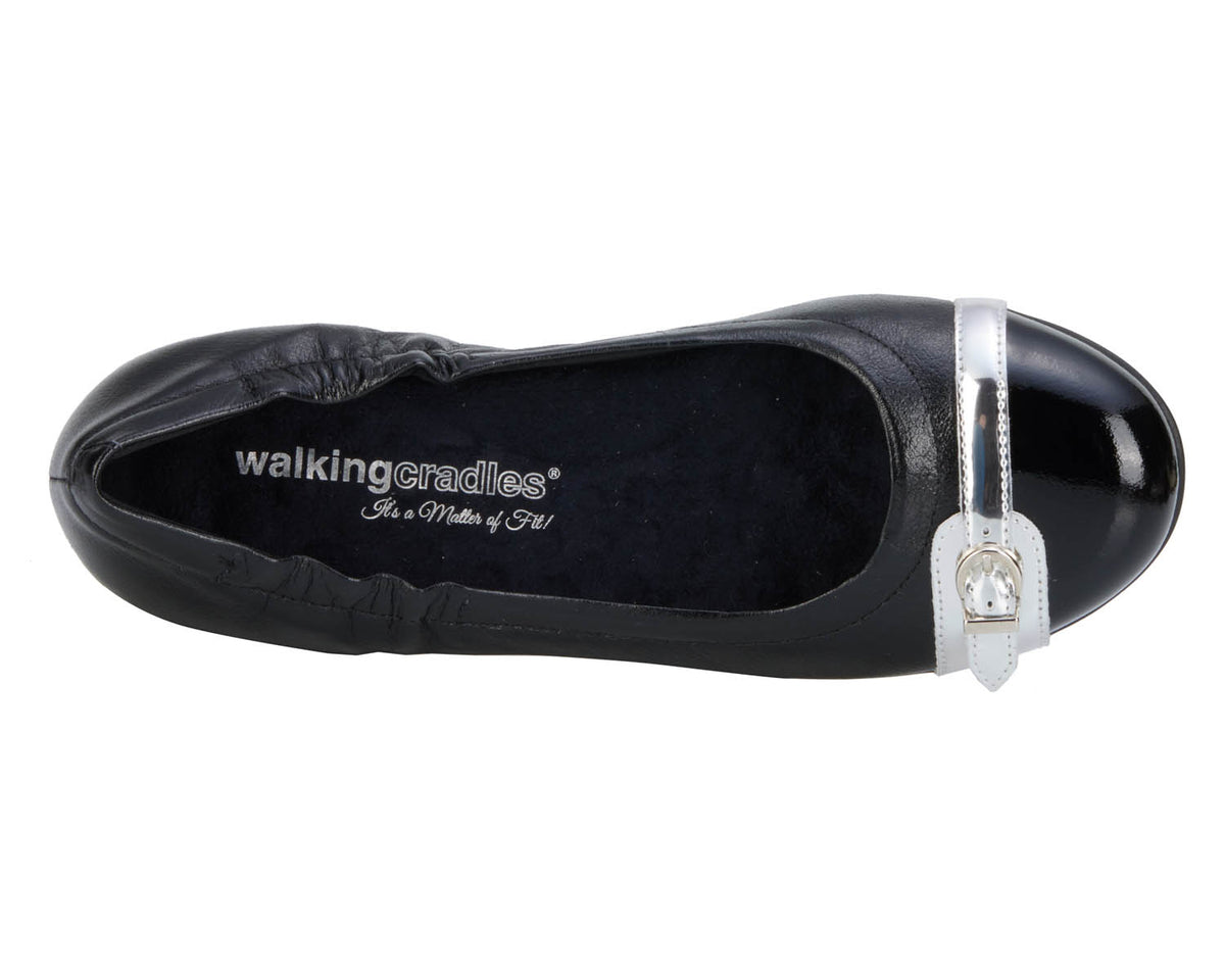 #Color_Black Shiny Tumbled Leather