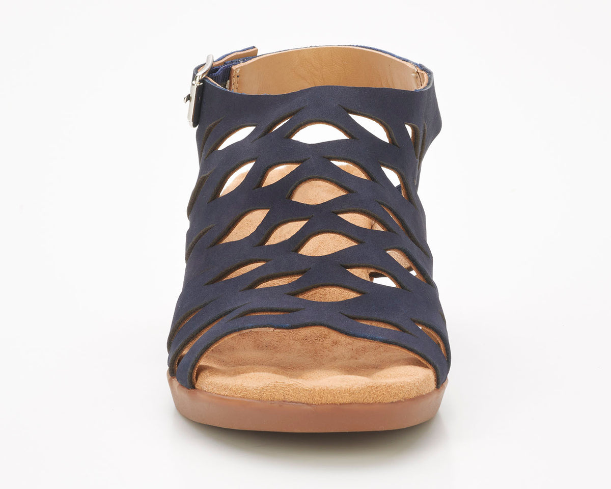 #Color_Navy Nubuck Leather