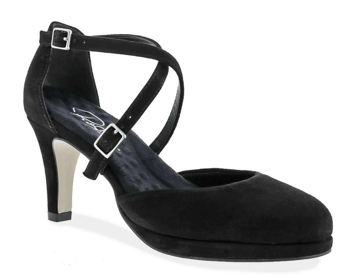 #Color_Black Suede Leather