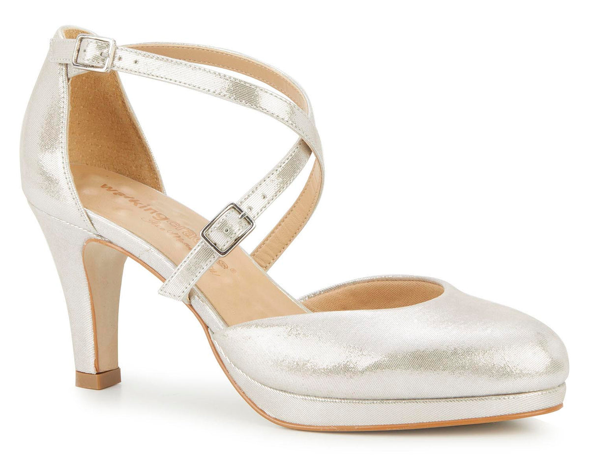 #Color_Silver Glitter Leather