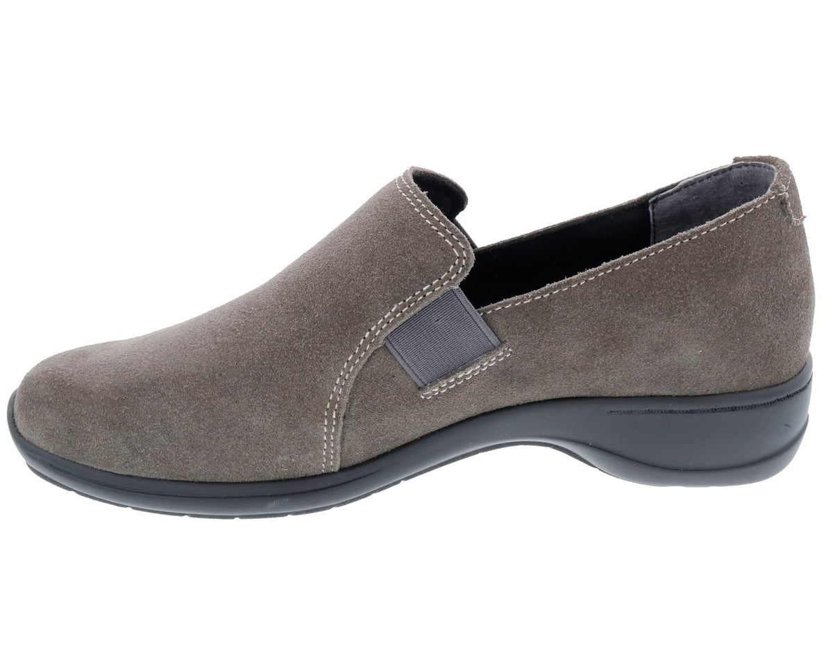 #Color_Grey Suede Leather