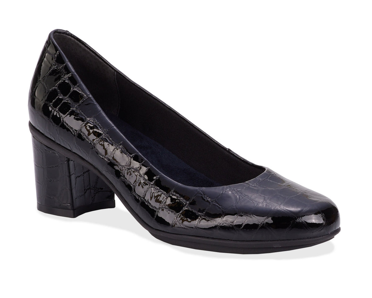 #Color_Black Croc Patent/Suede
