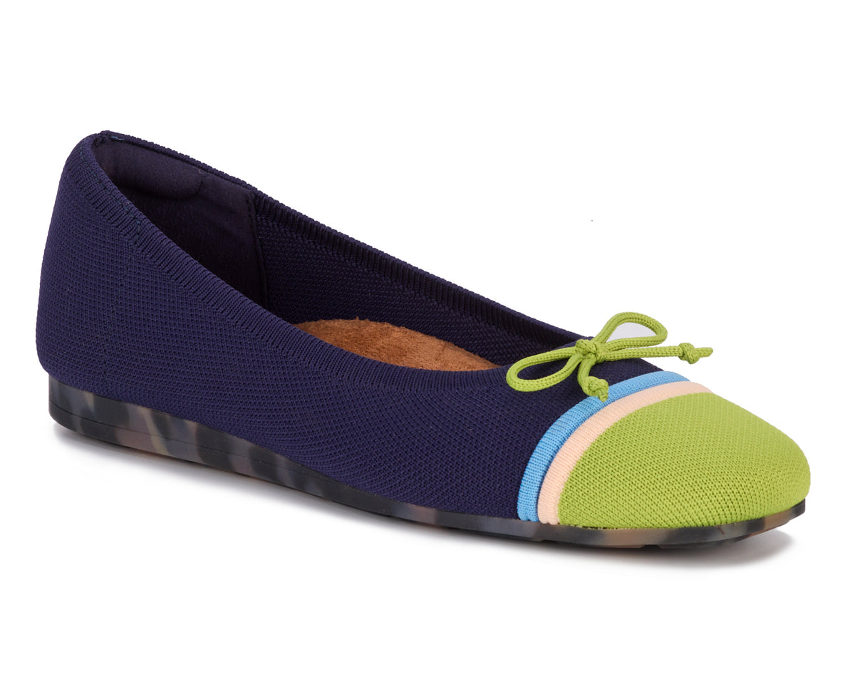 #Color_Navy/Lime Multi Knit