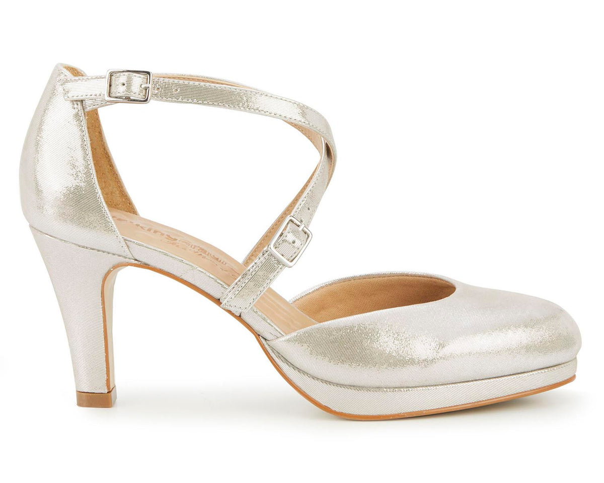#Color_Silver Glitter Leather