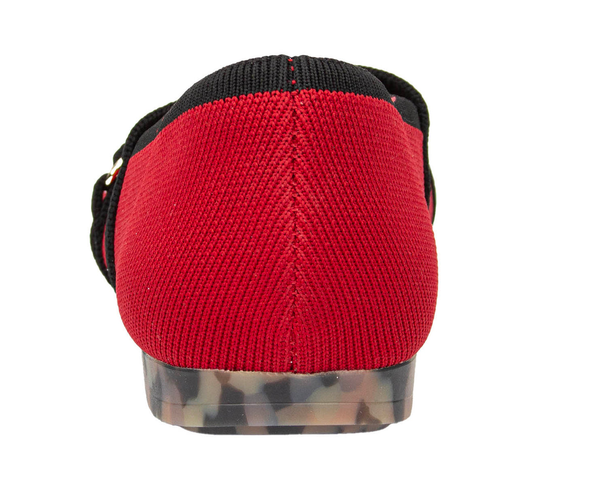 #Color_Red Knit Fabric