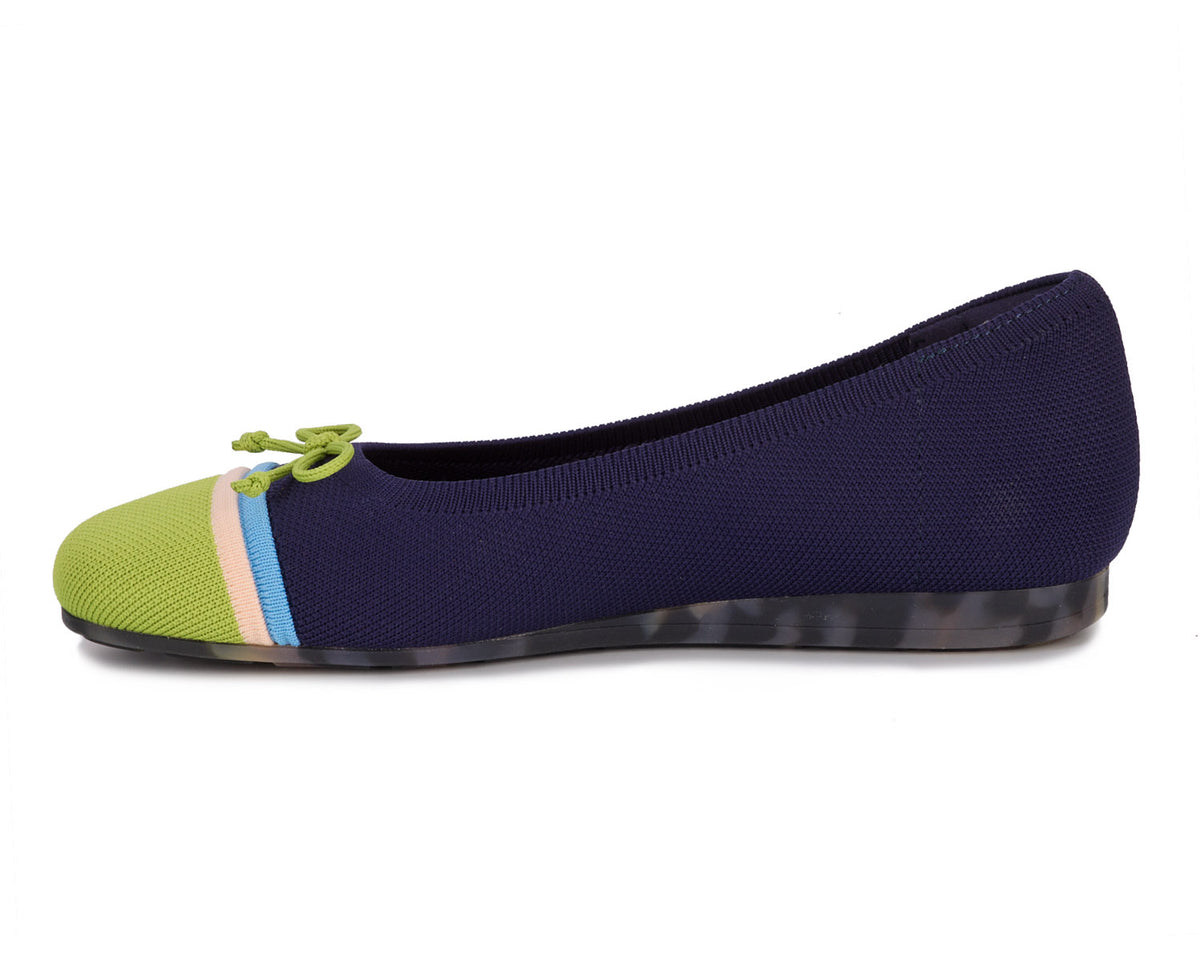 #Color_Navy/Lime Multi Knit