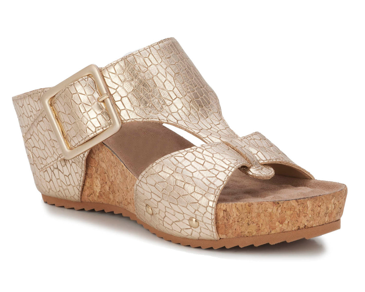 #Color_Gold Metallic Crackle Leather