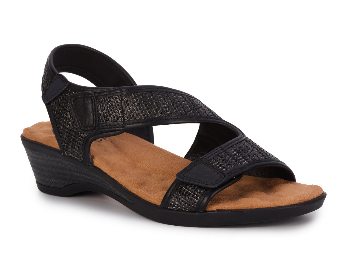 #Color_Black Raffia/Leather