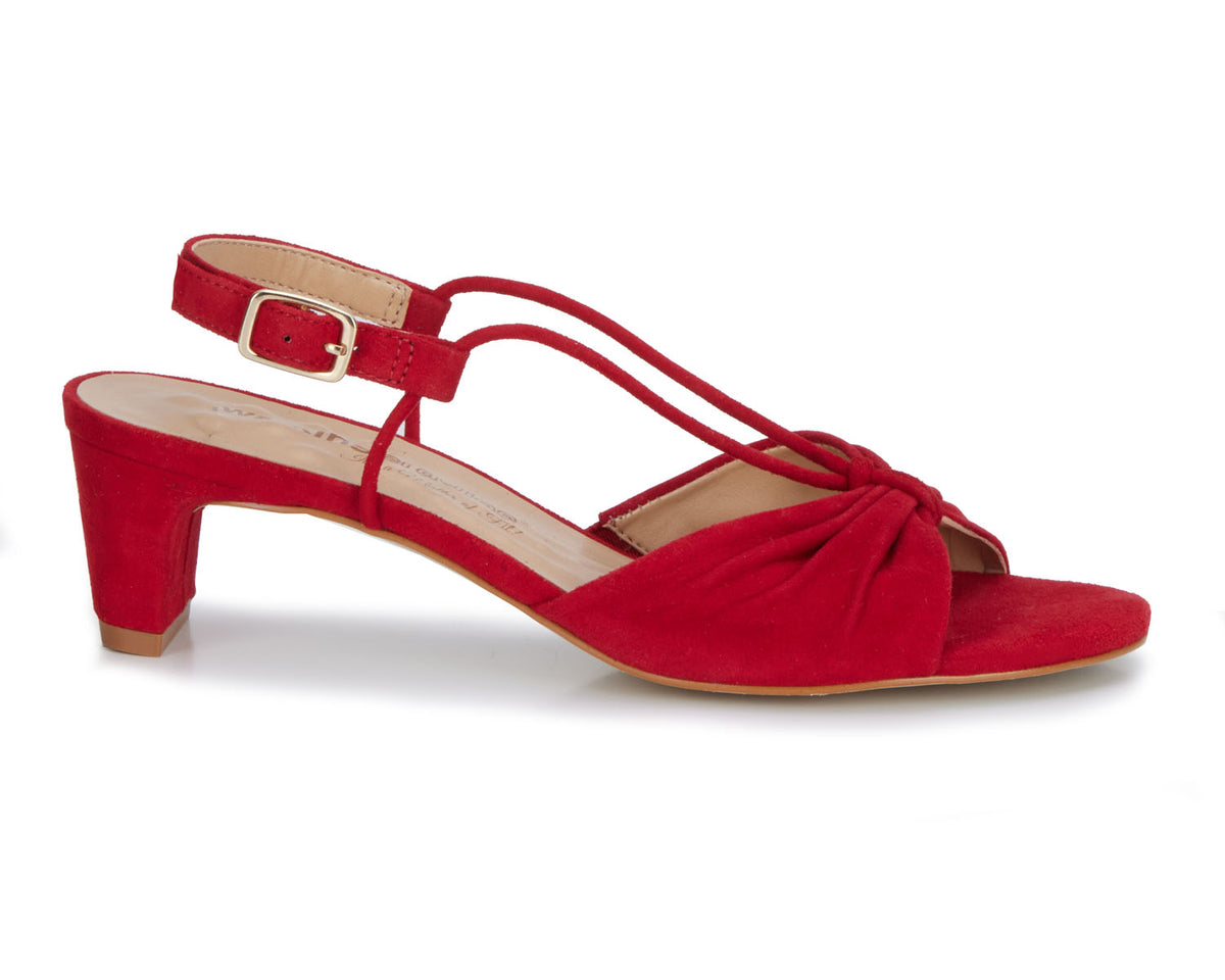 #Color_Red Kid Suede