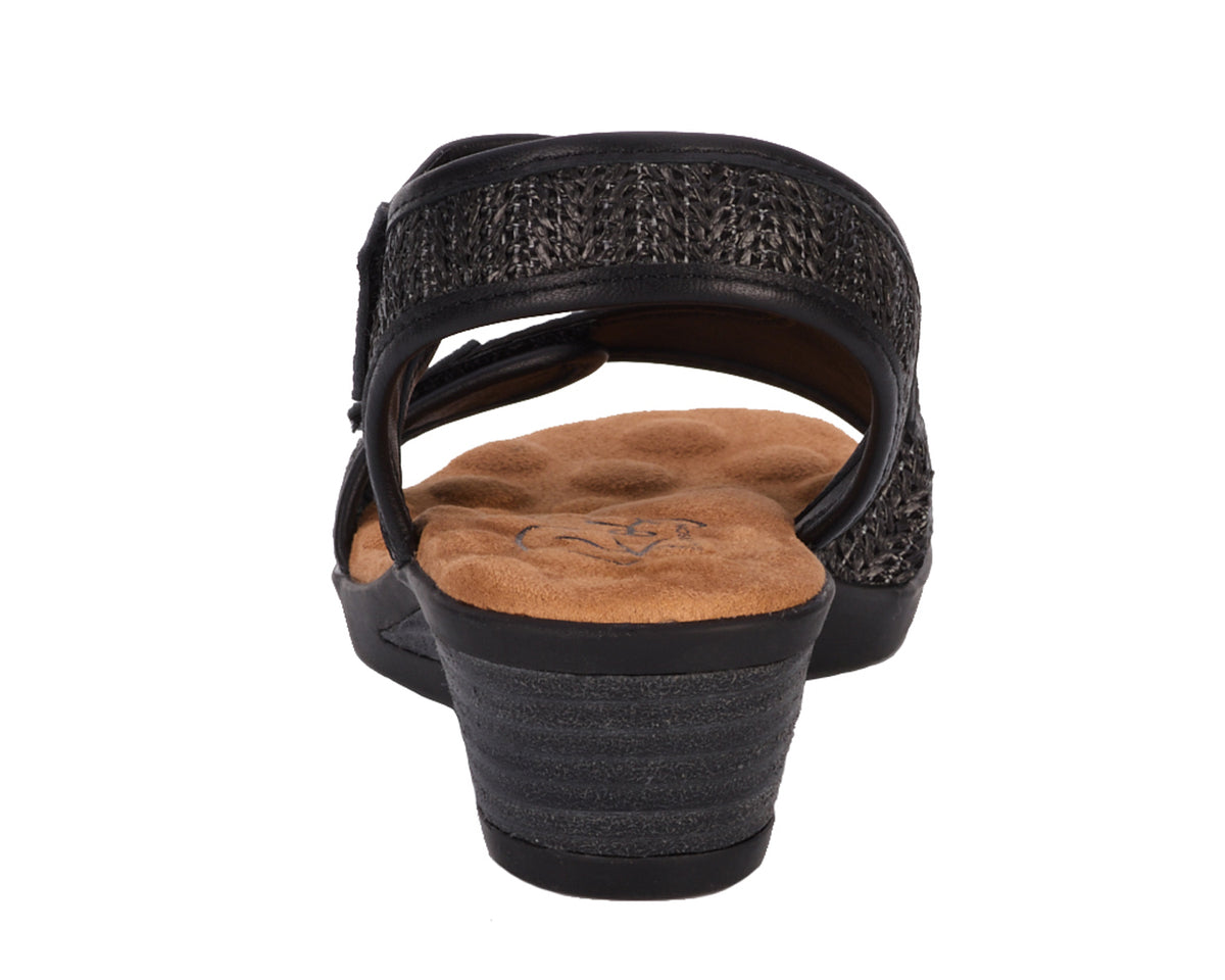 #Color_Black Raffia/Leather