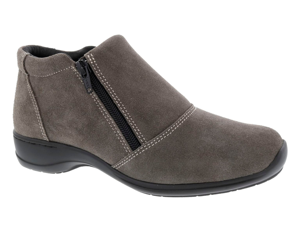 #Color_Grey Suede Leather