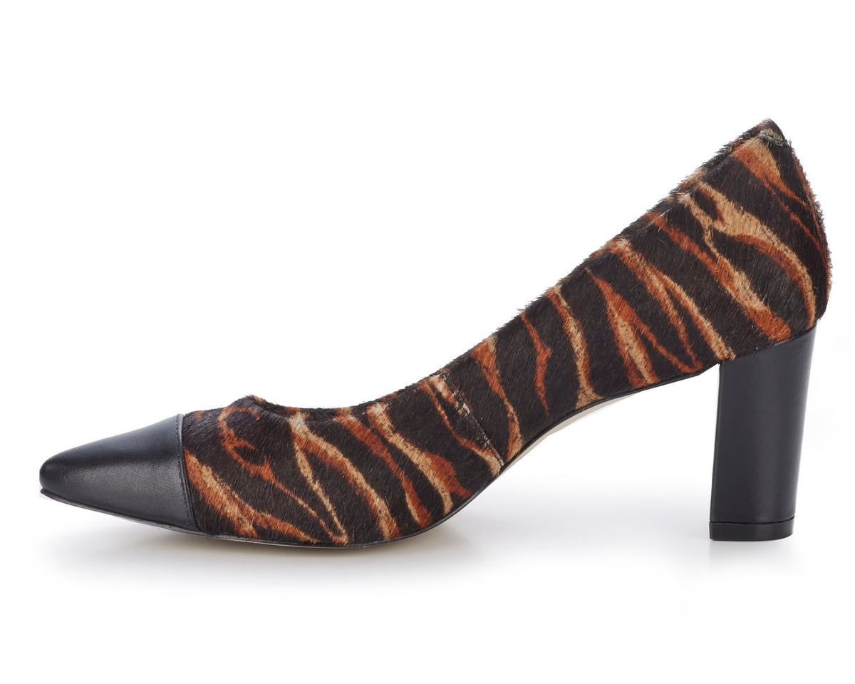 #Color_Multistripe Calf Hair
