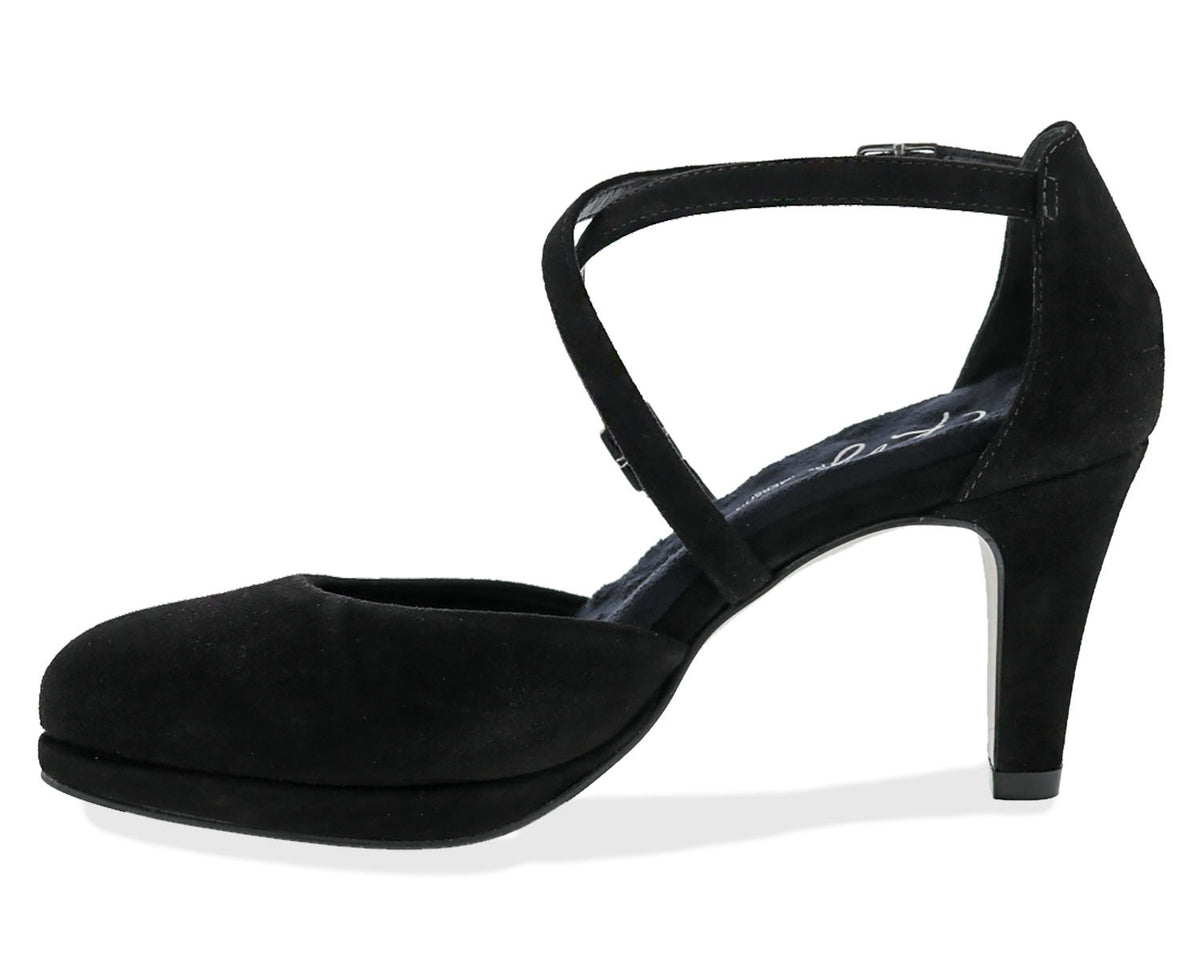 #Color_Black Suede Leather