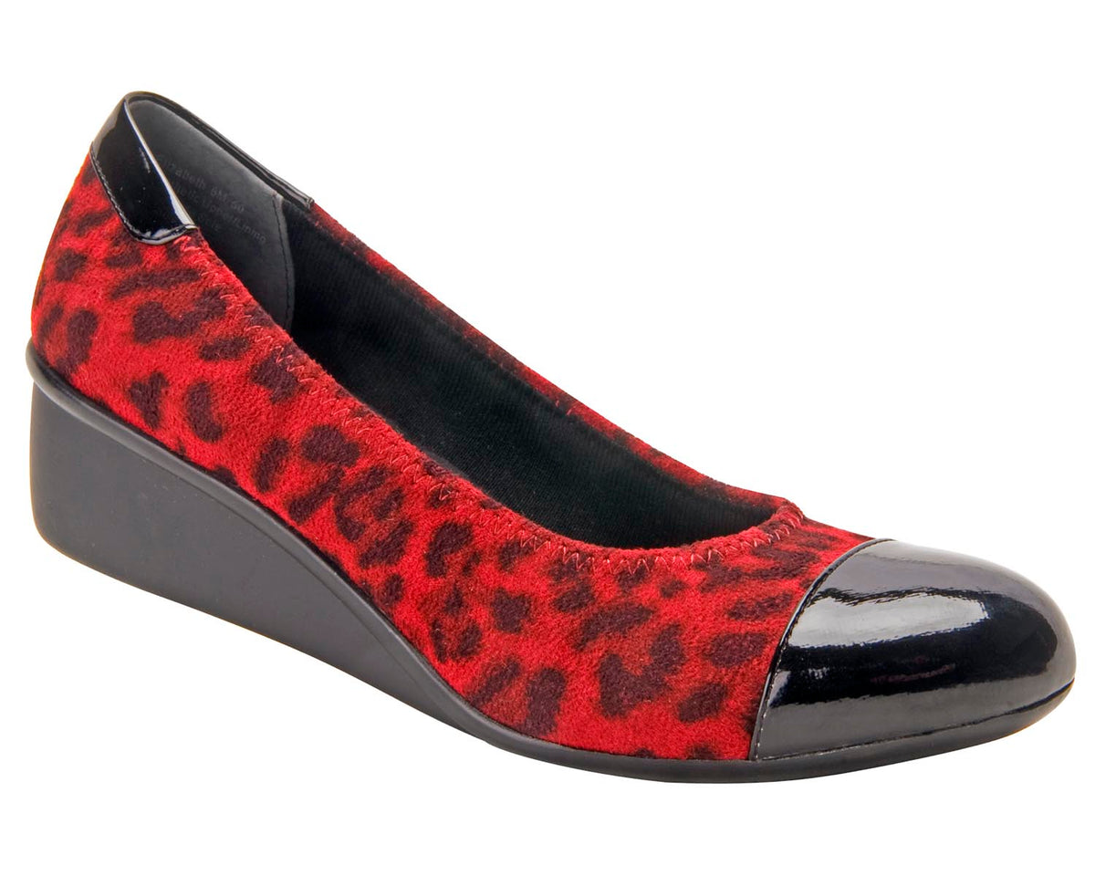 #Color_Red Print/Black Patent Leather