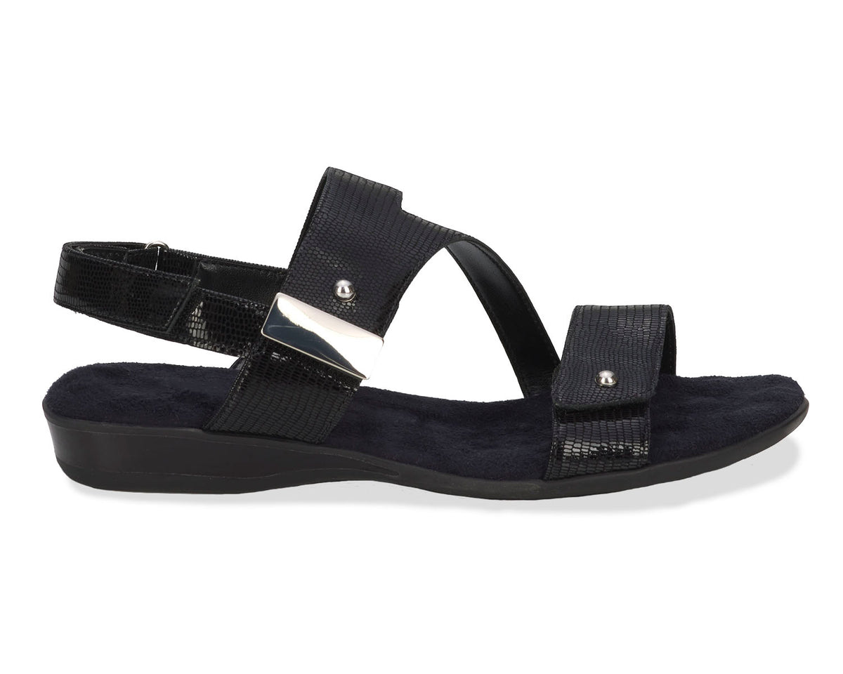 #Color_Black Patent Lizard Print Leather