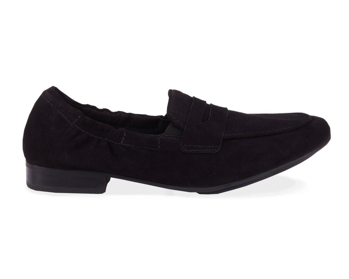 #Color_Black Suede Leather