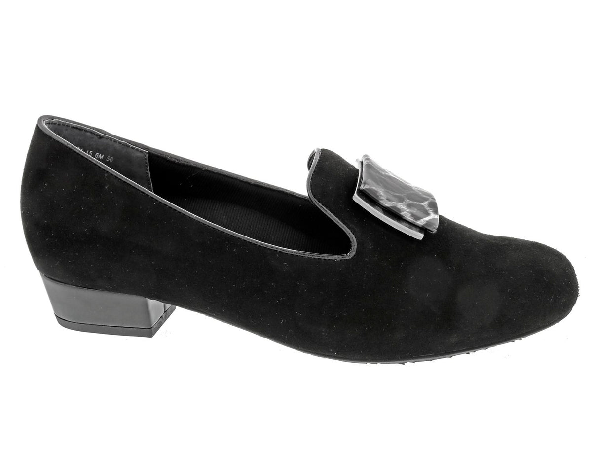 #Color_Black Suede Leather