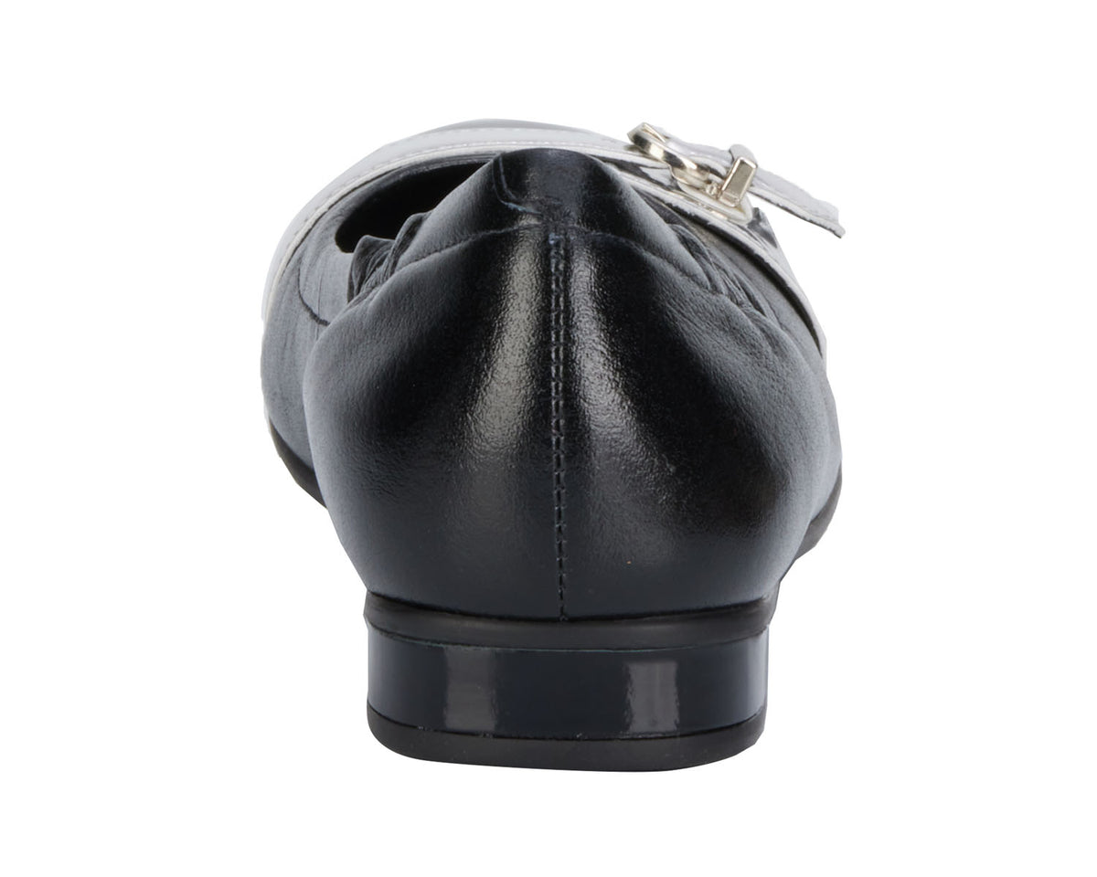 #Color_Black Shiny Tumbled Leather