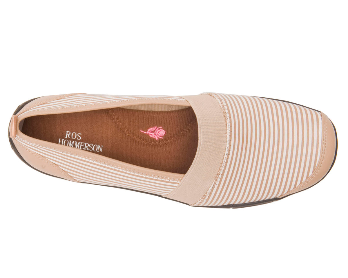 #Color_Taupe/White Stripe Leather