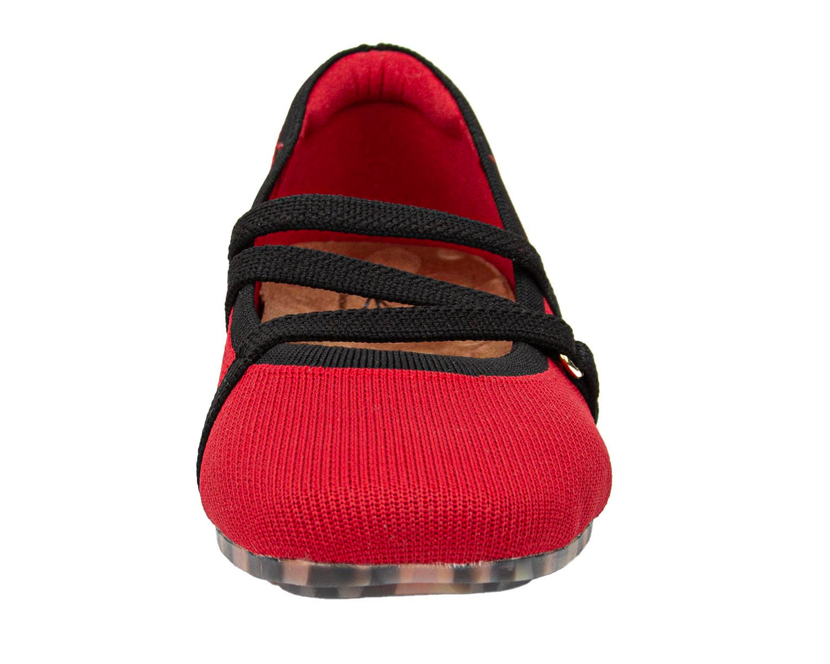 #Color_Red Knit Fabric