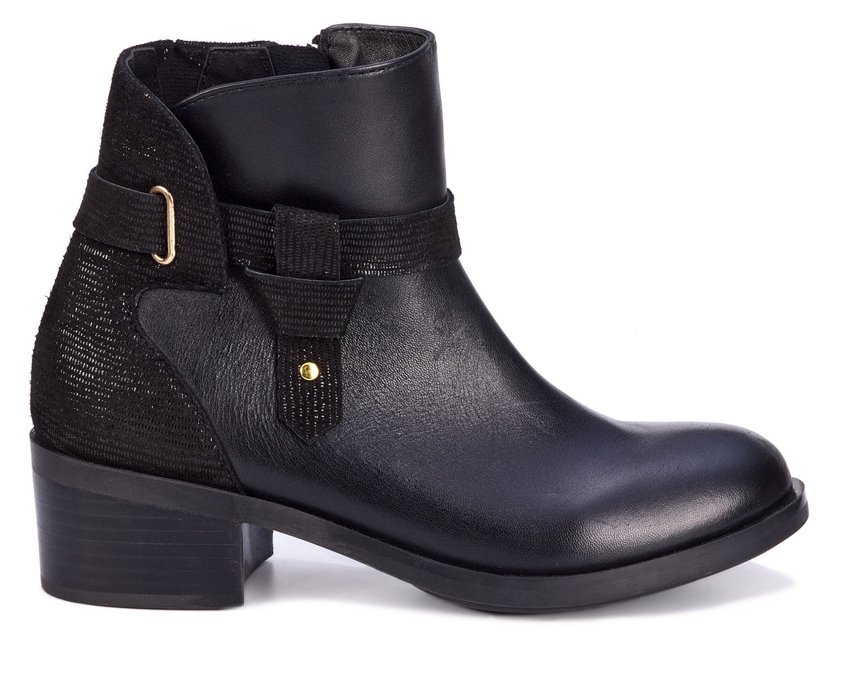#Color_Black Napa/Patent Lizard Print Leather