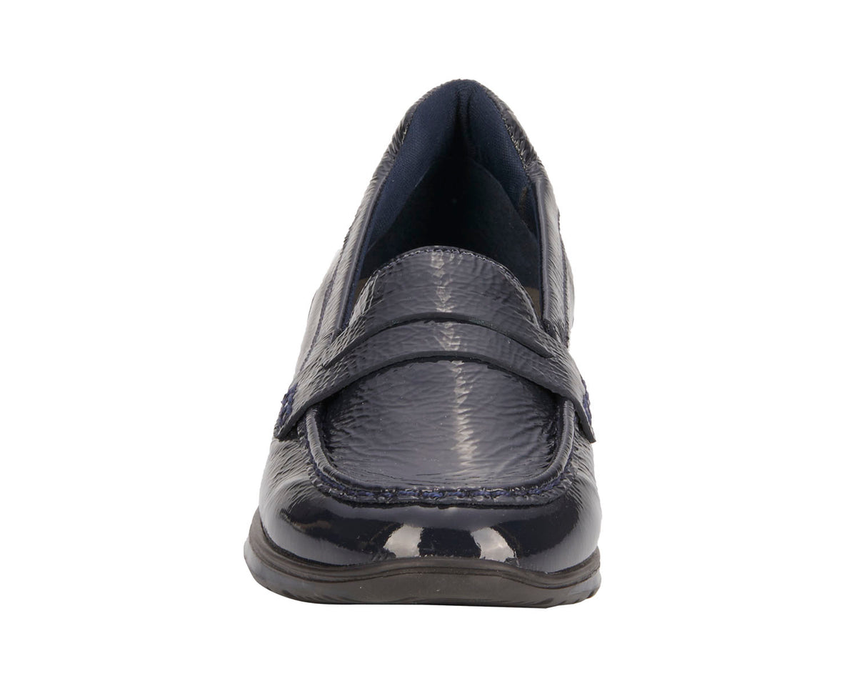 #Color_Navy Crinkle Patent