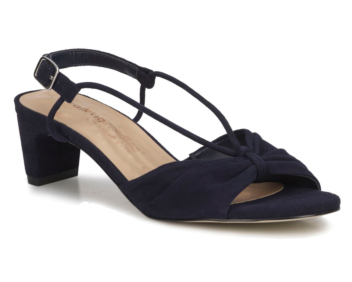 #Color_Navy Kid Suede