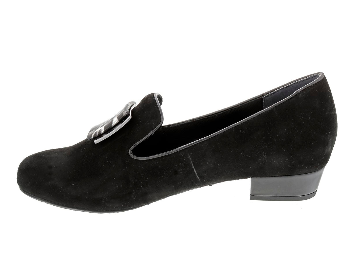 #Color_Black Suede Leather
