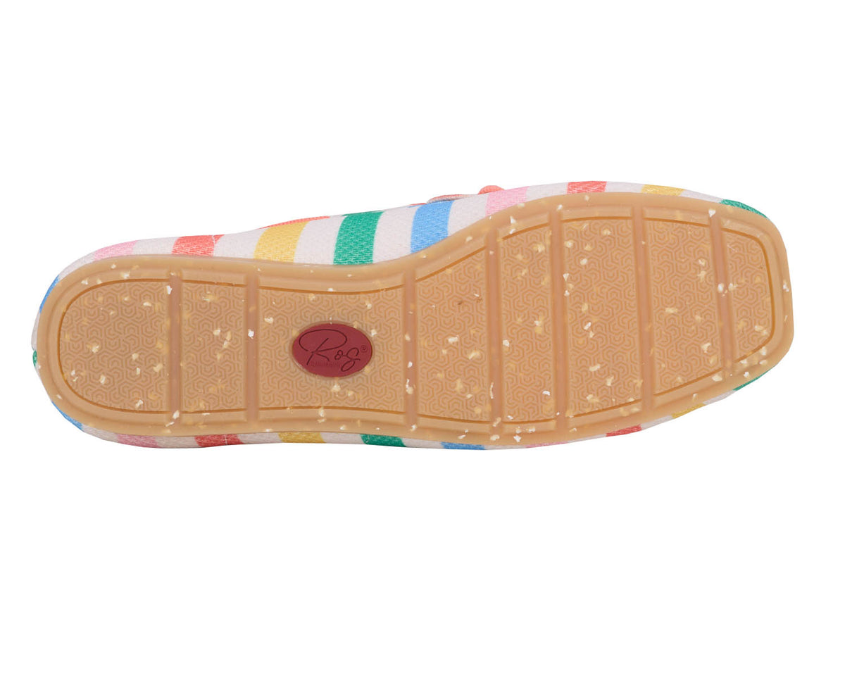 #Color_Bright Stripe Multi Knit
