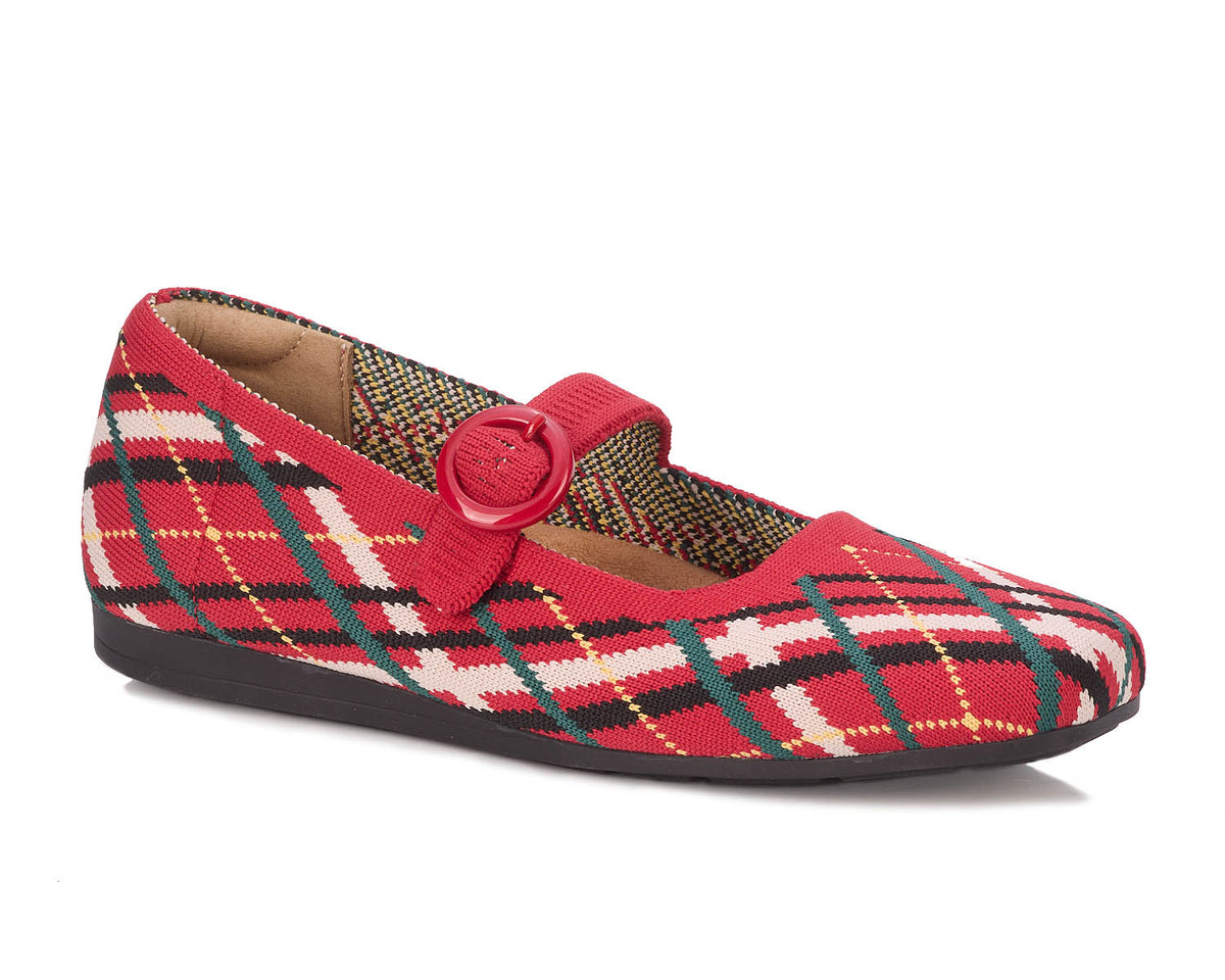 #Color_Tartan Plaid Knit