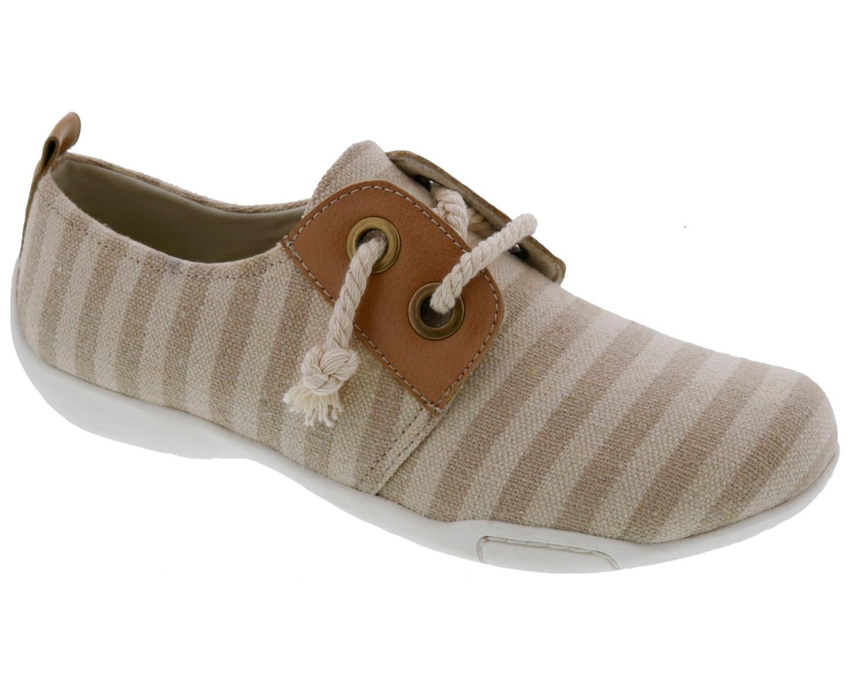 #Color_Sand/Cream Stripe Canvas