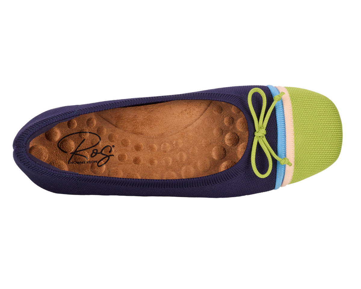 #Color_Navy/Lime Multi Knit