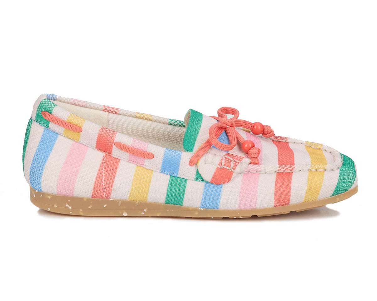 #Color_Bright Stripe Multi Knit