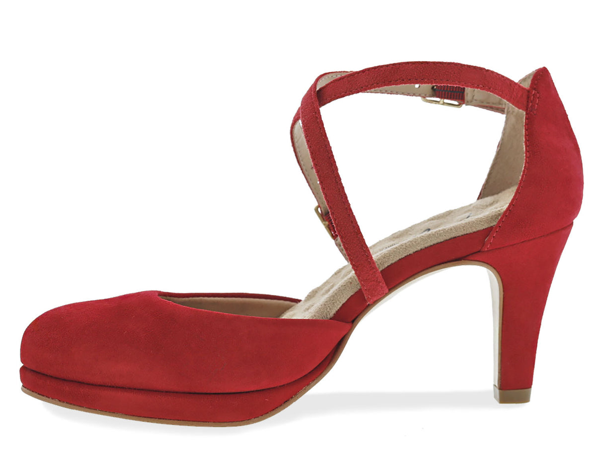 #Color_Red Suede