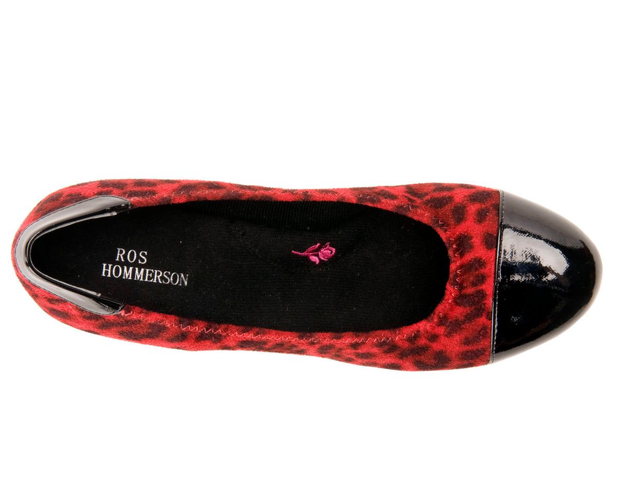 #Color_Red Print/Black Patent Leather