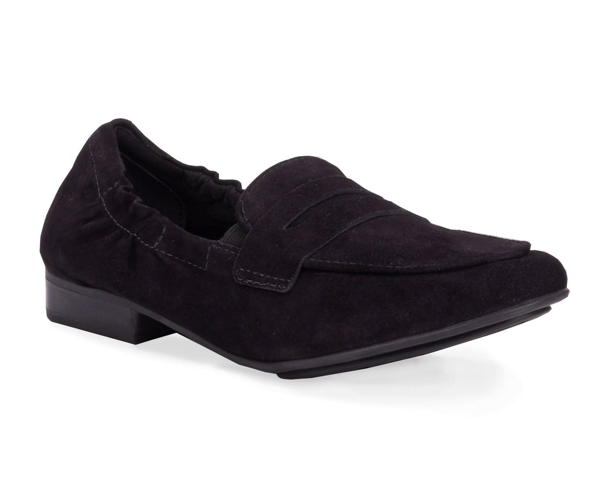 #Color_Black Suede Leather