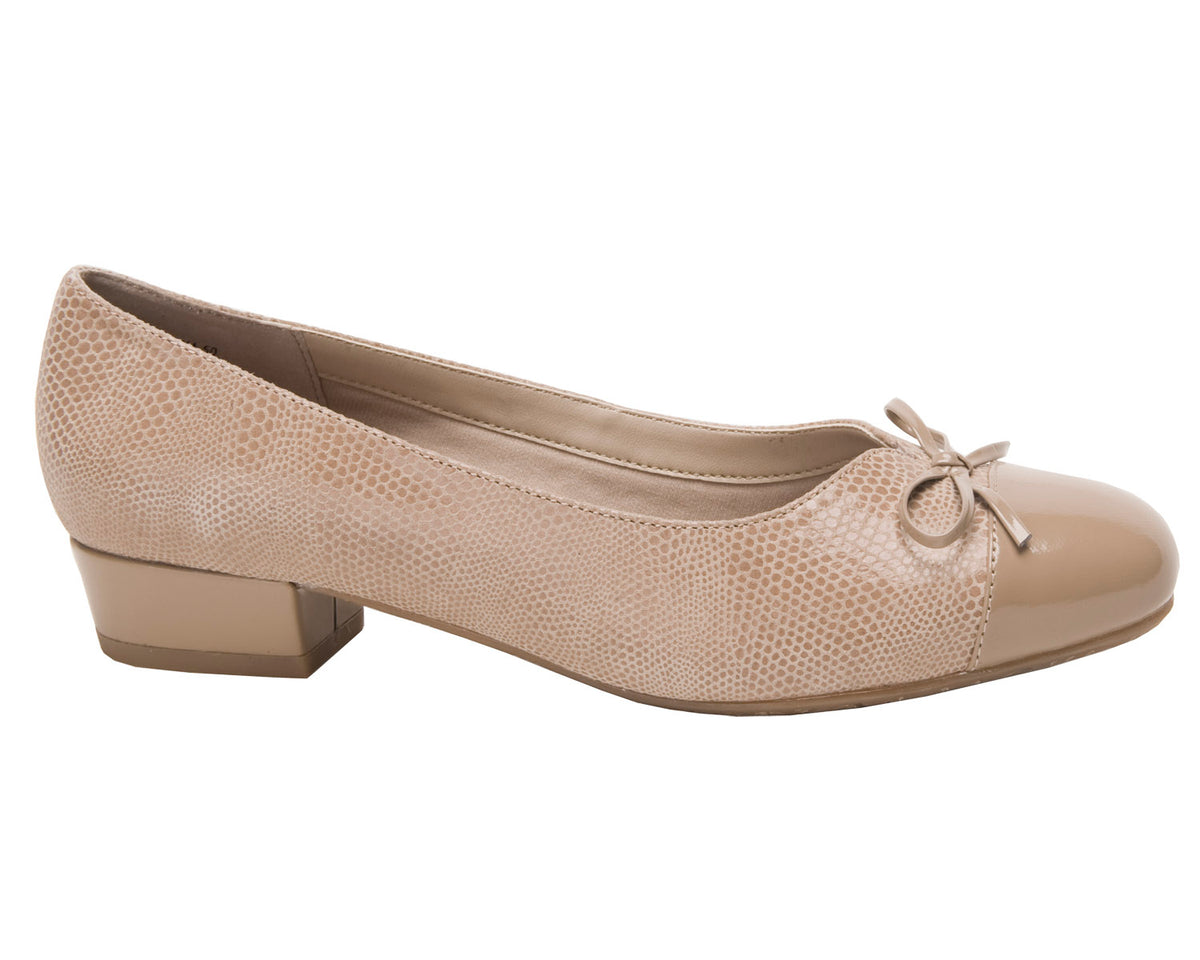 #Color_Nude Lizard Print Leather