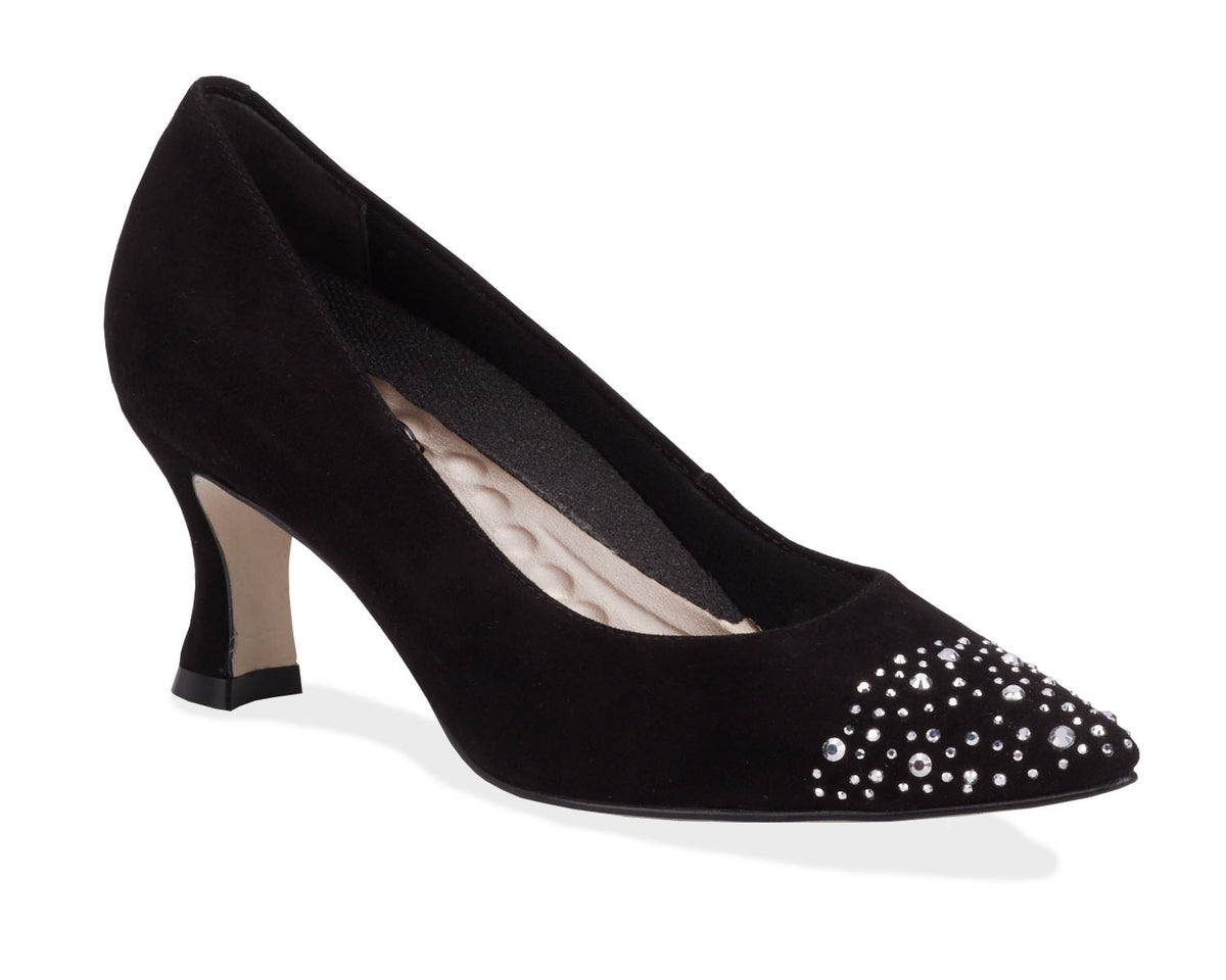 #Color_Black Suede Leather
