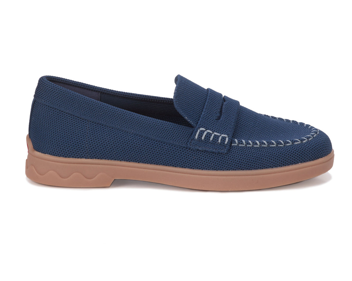 #Color_Navy Knit Fabric