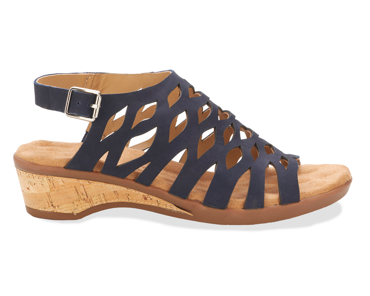 #Color_Navy Nubuck Leather
