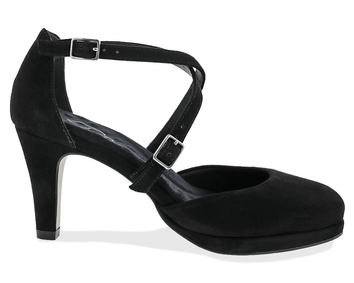 #Color_Black Suede Leather